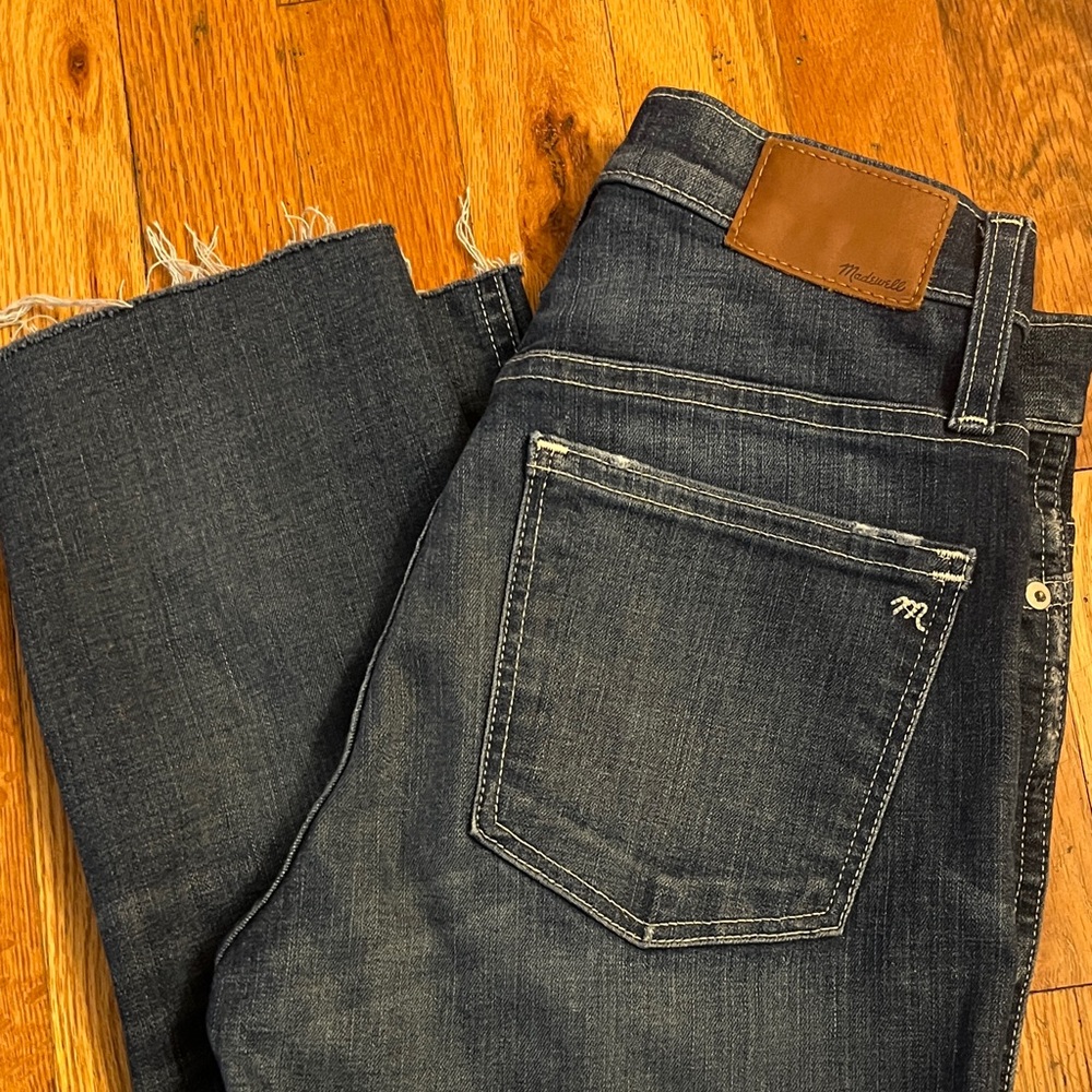 Madewell Dark Blue Ankle Jeans